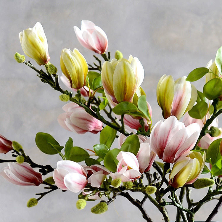 Magnolia Artificial Fake Flower Decoration
