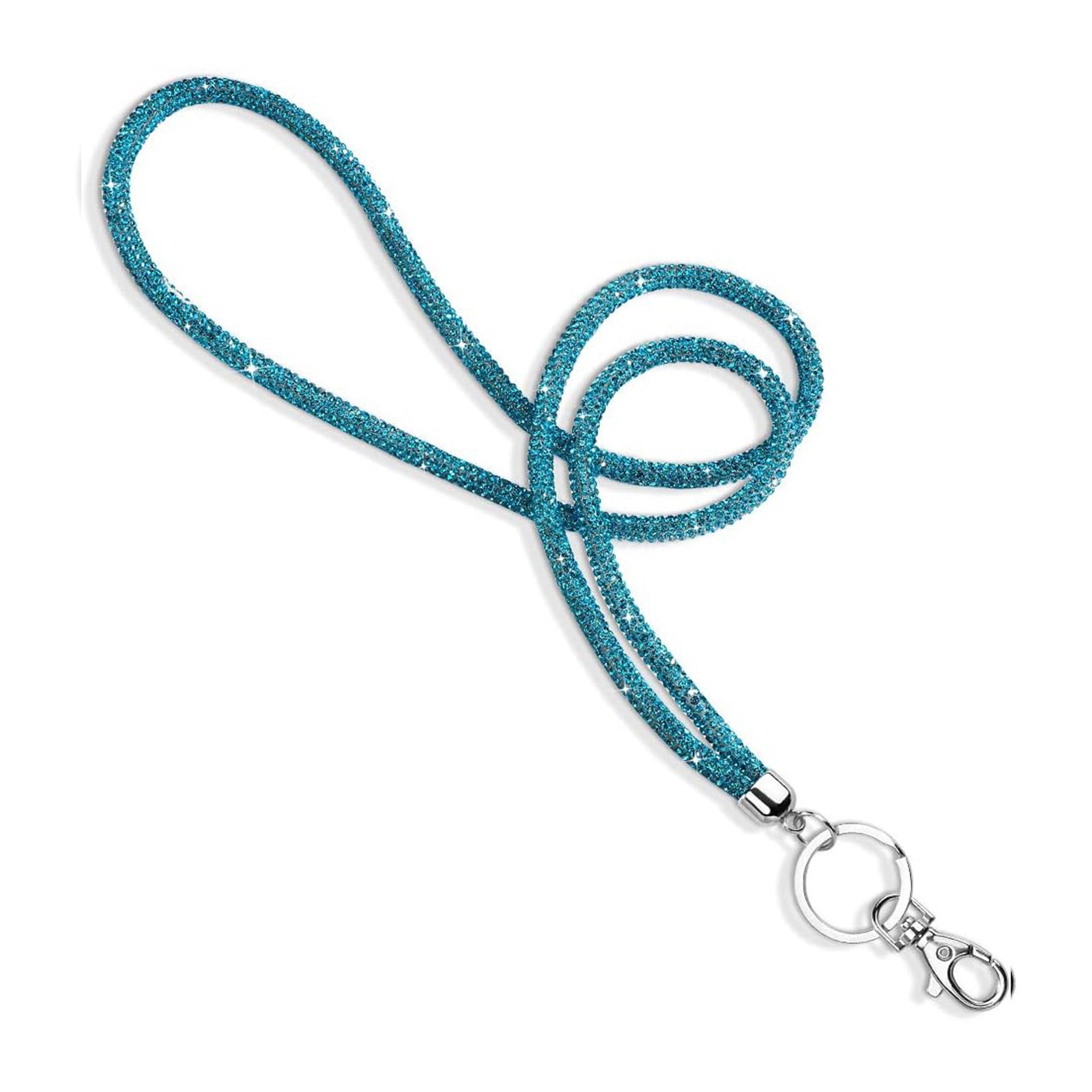 Office Keychain Diamond ID Card Mobile Phone Lanyard