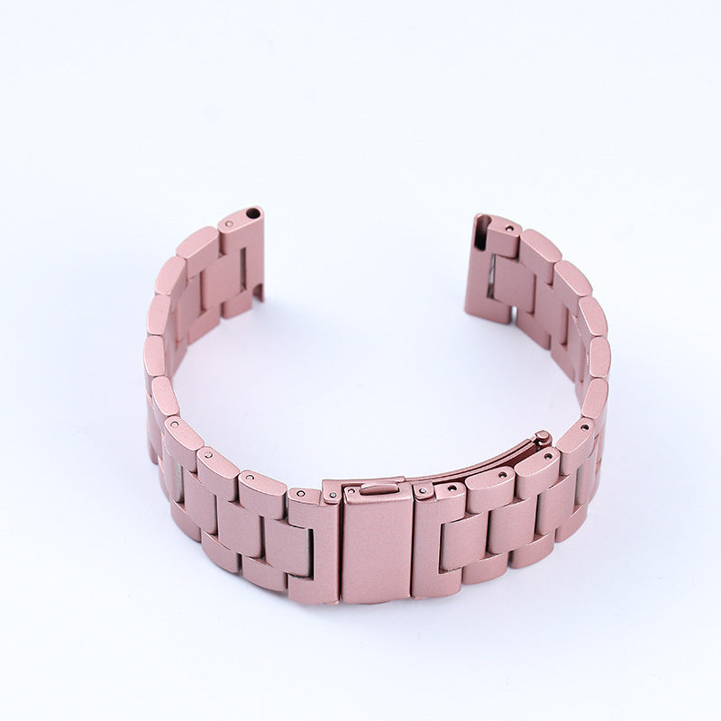 Fashion Simple Stainless Steel Leather Strap