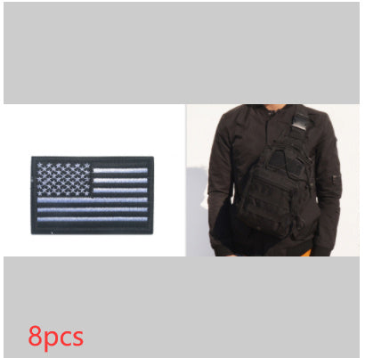 Velcro Label Stars And Stripes Embroidered Cloth Tips Qi Zhang