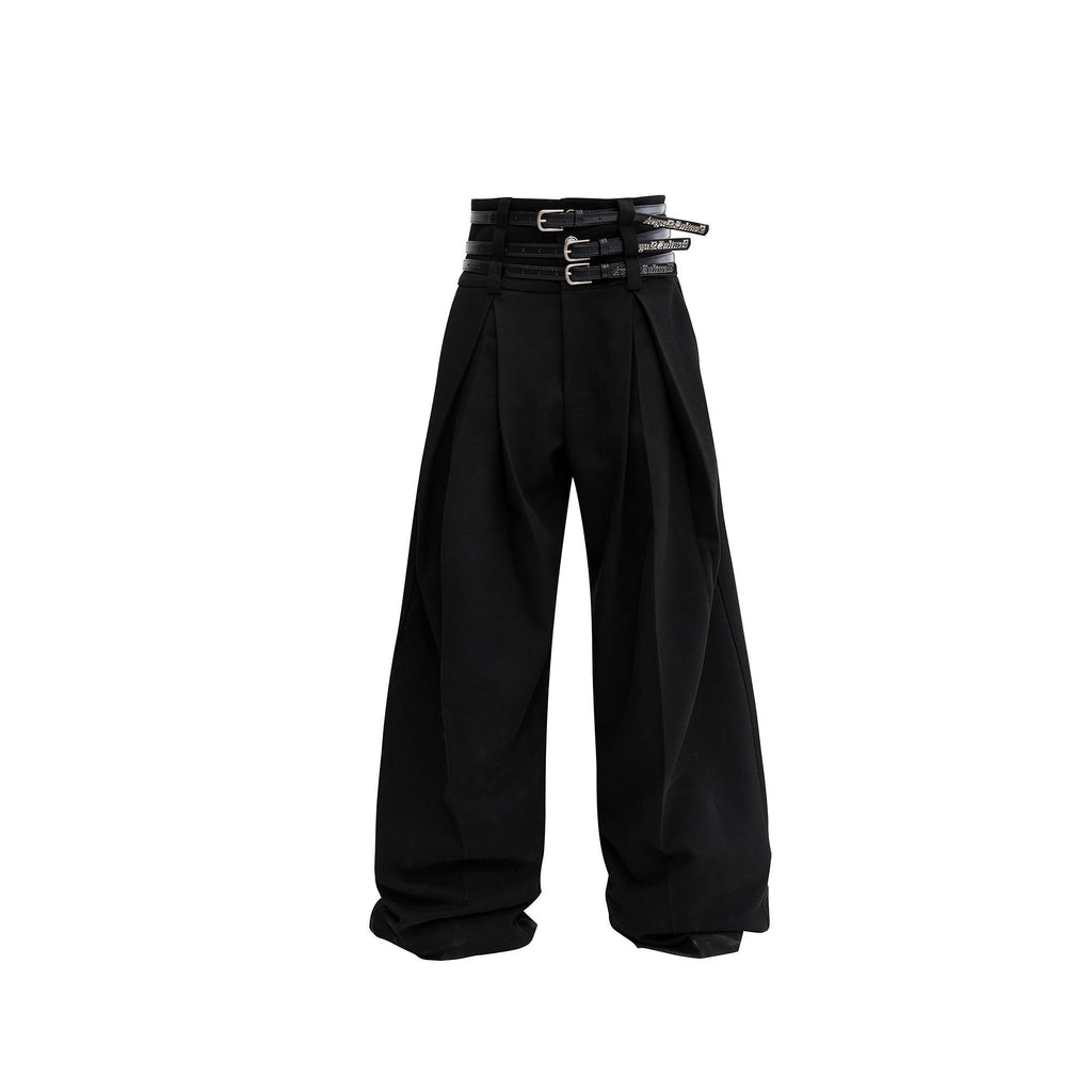 Loose High Waist Straight Casual Pants
