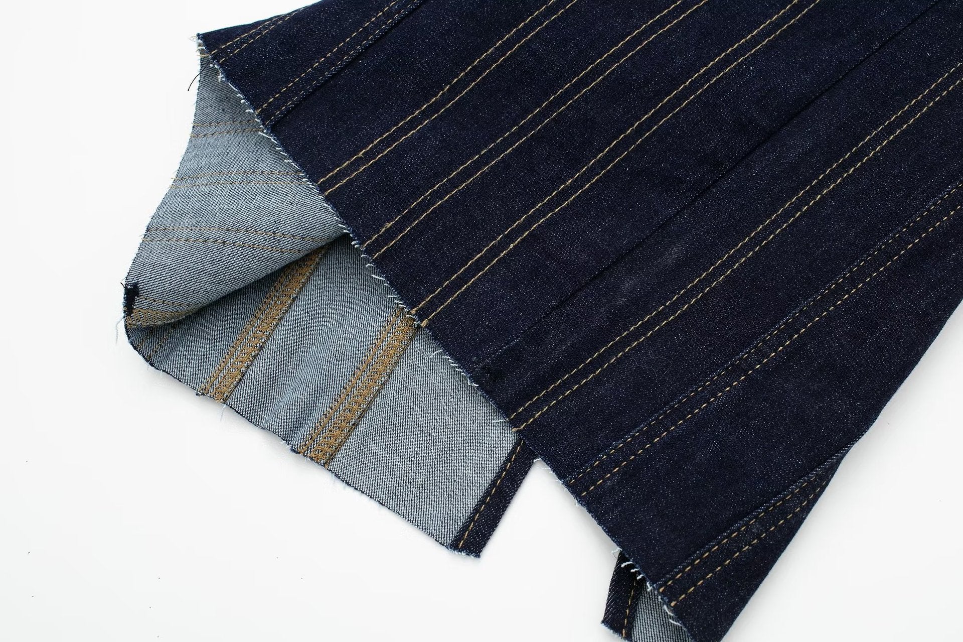 Niche Waist Slimming Midi Skirt Denim Dress