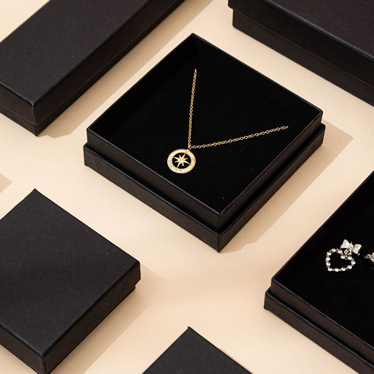 Jewelry Box Black Tiandigai Ornament