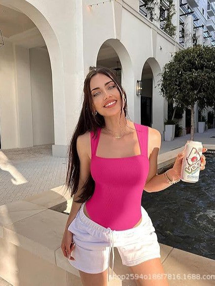 Belly Contracting Hip Raise Slim Fit Jumpsuit