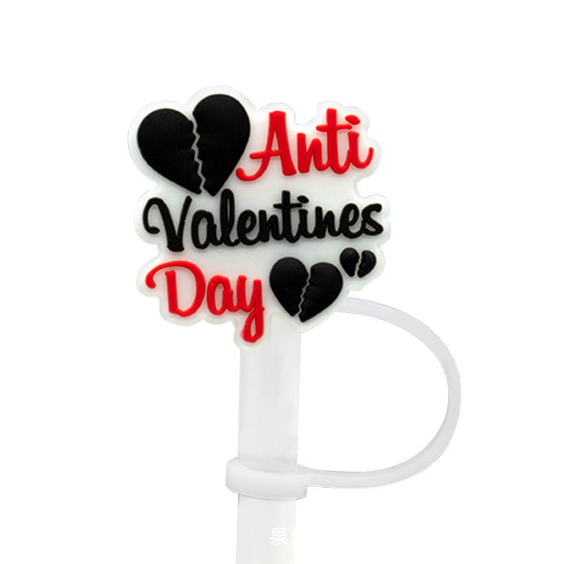 New Valentine's Day Series Straw Mouthpiece