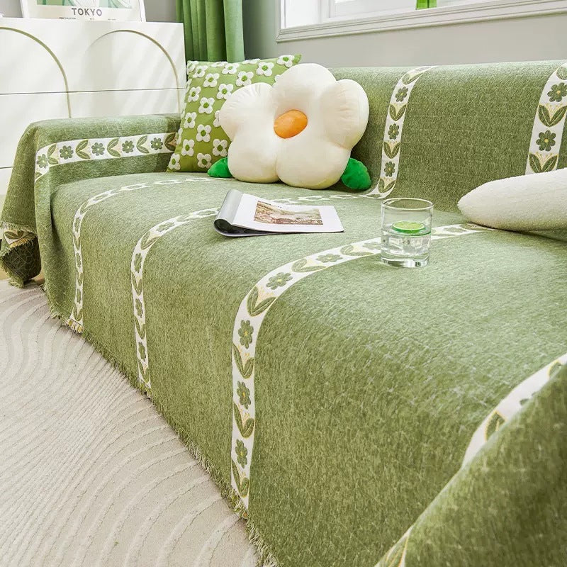 Home Fashion Personality Chenille Sofa Cover Towel