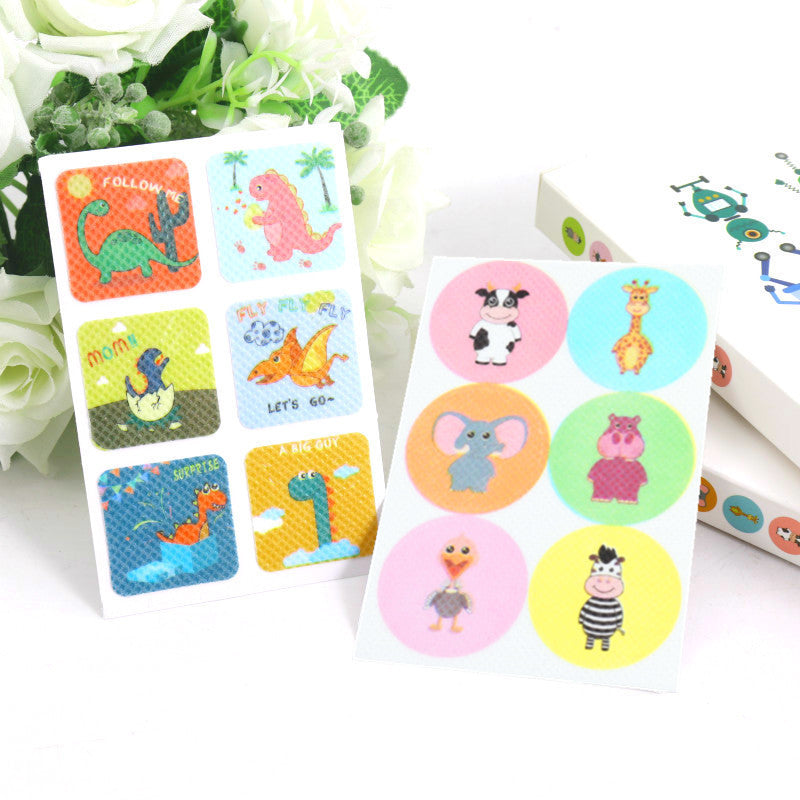 Organic Oil Lemongrass Stickers Cartoon Non-woven Fabric For Infants