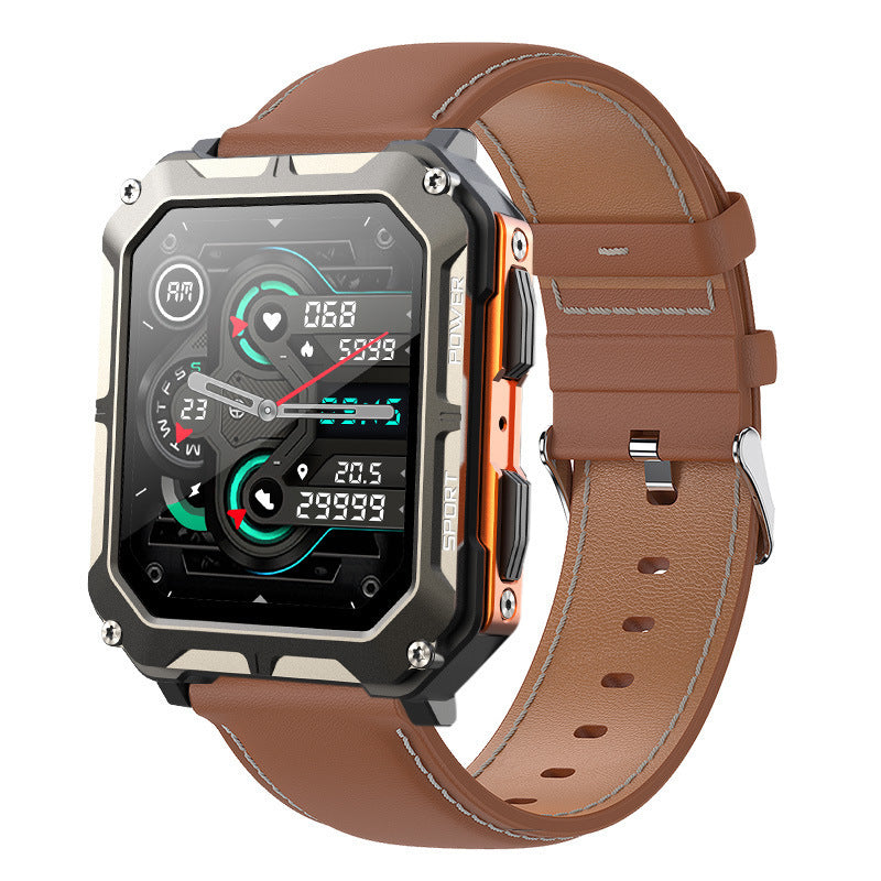 Outdoor Smartwatch with Bluetooth and Health Features