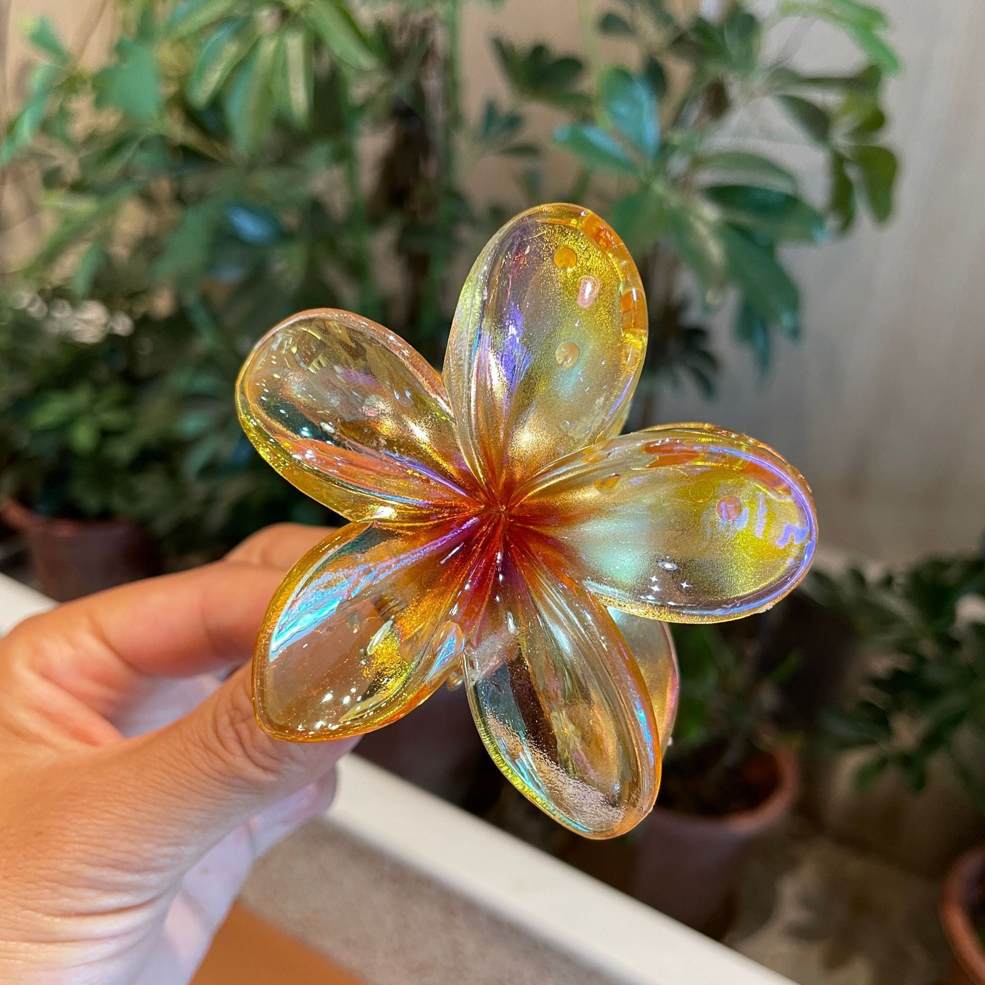 Flower Barrettes Women's Colorful Updo Gadget Hair Accessories