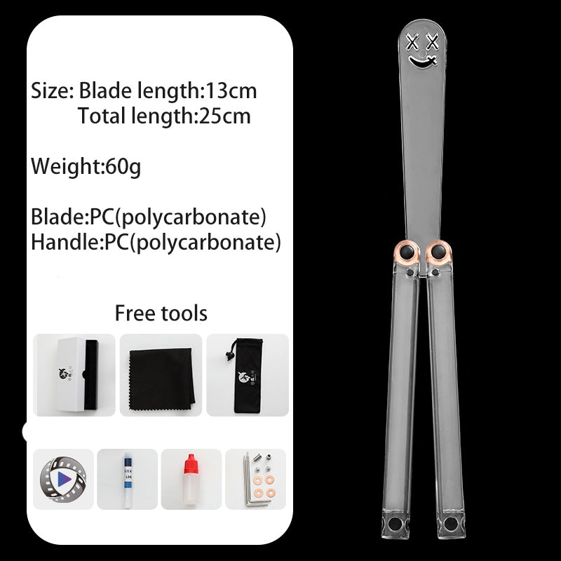 Outdoor Folding Toy With Uncut Butterfly Knife