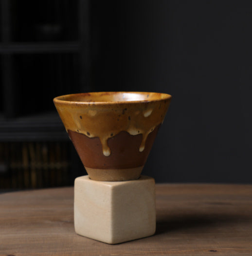 Stoneware Retro Concentrated Coffee Cup Japanese Style