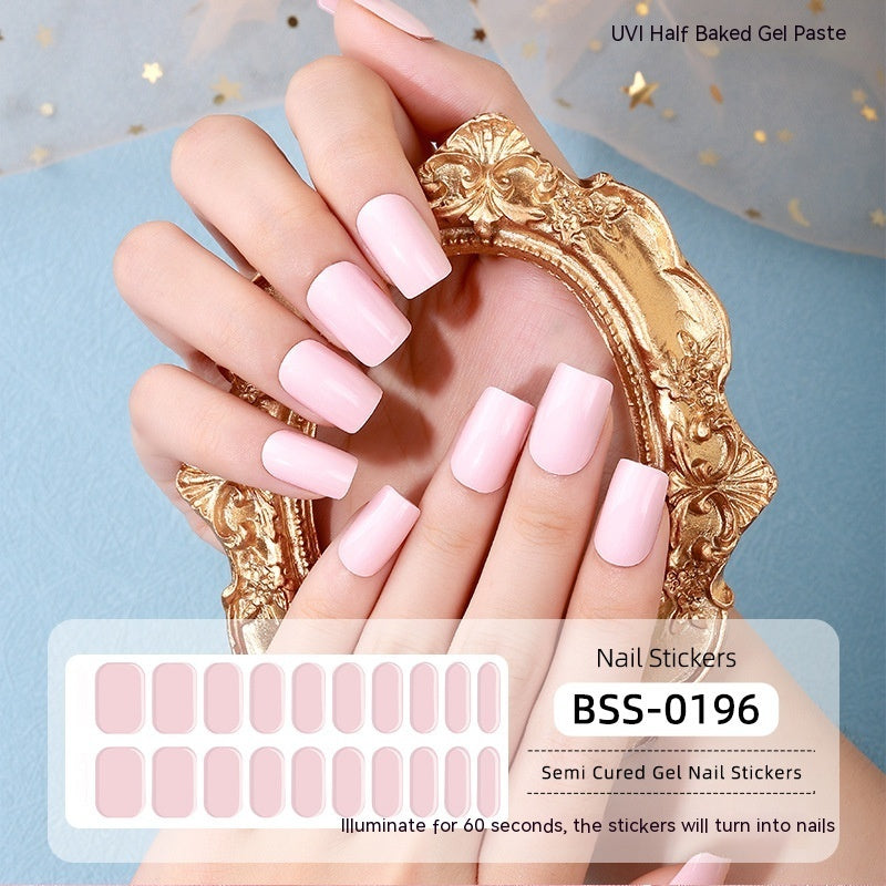 Gel Nail Art Sticker Semi-curing Gel