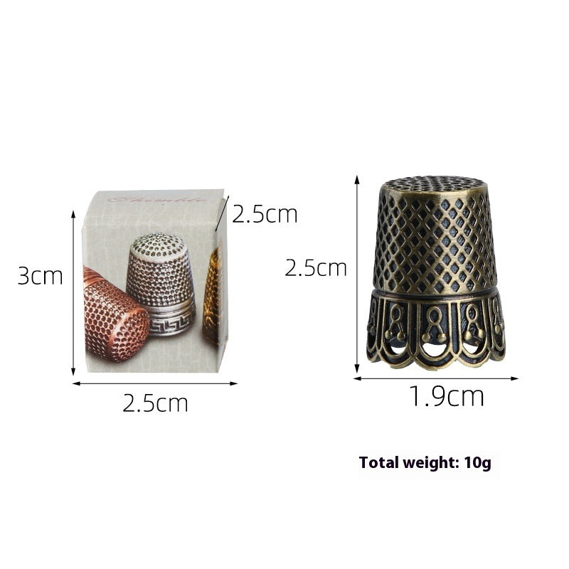 Retro Diamonds Thimble Awl Syringe