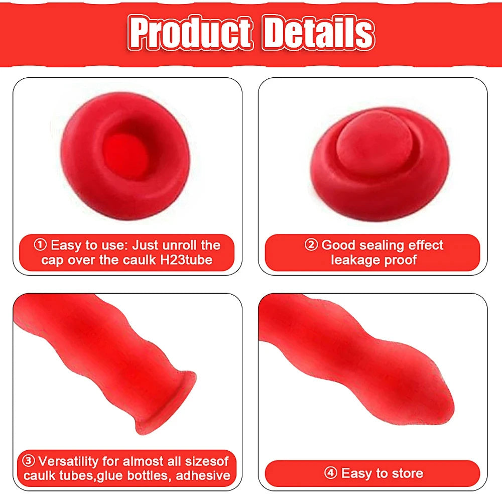 Silicon Sealant Pointed Protection Rubber Mouth Sealing Cap