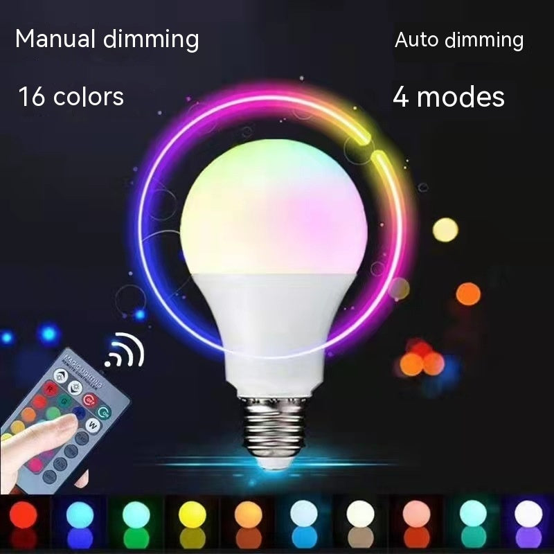 LED Colorful Remote Control Candle Bulb