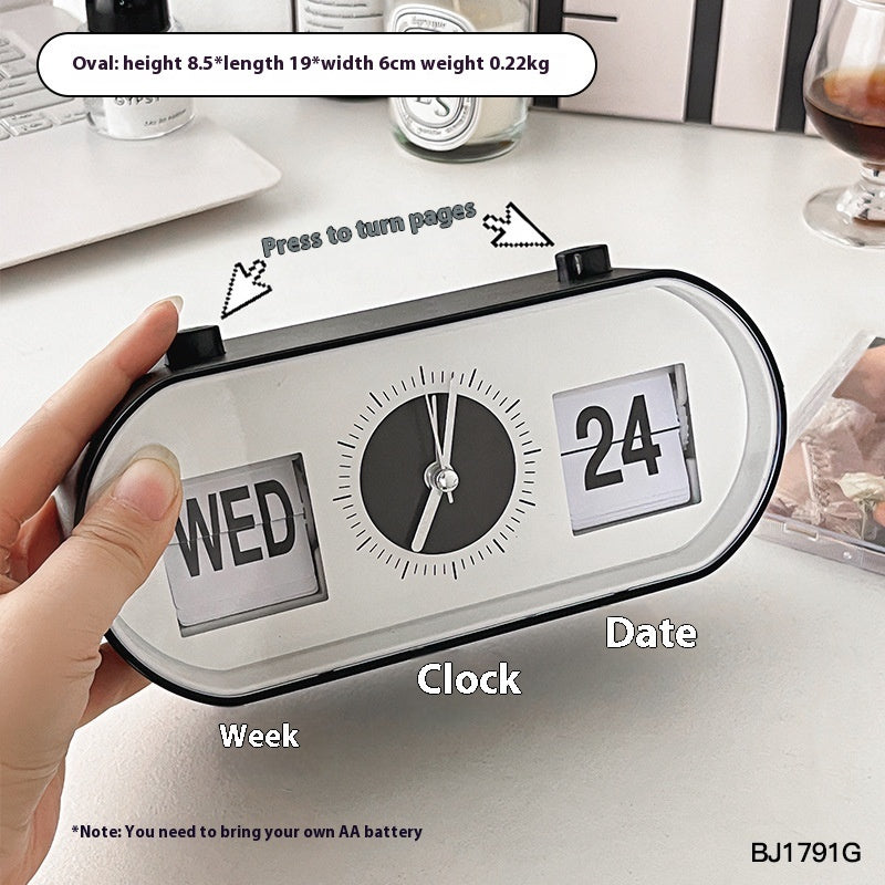 Desk Alarm Clock Decompression Ring Manual