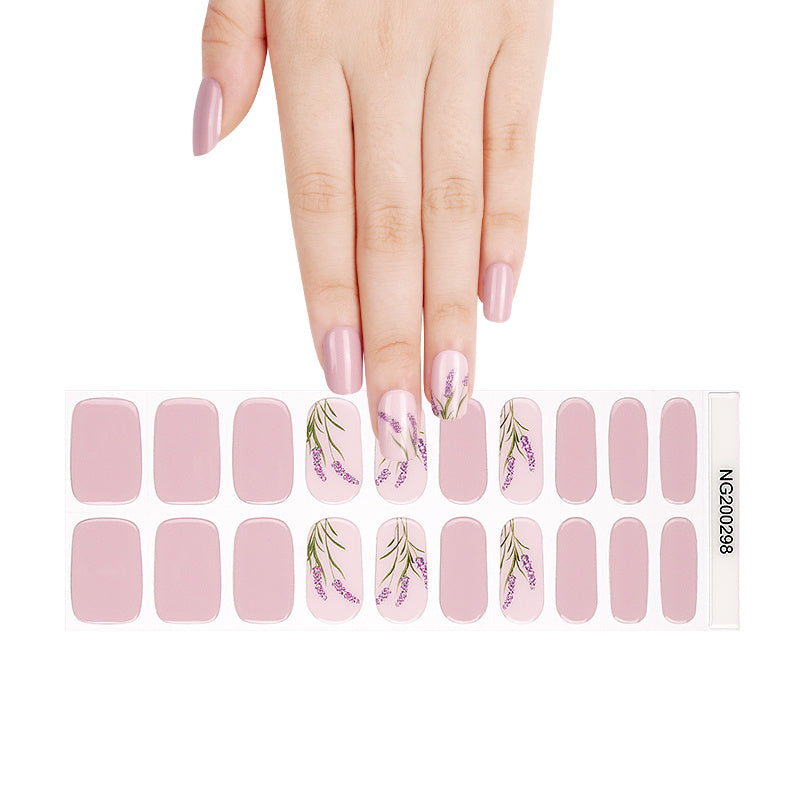 Fashion Gel Light Nail Stickers
