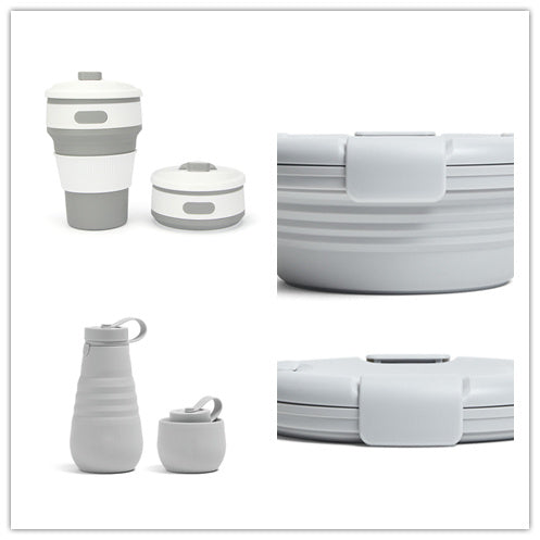 Retractable Sports Silicone Foldable Water Cup