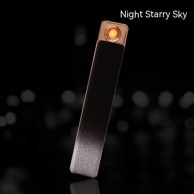 Metal Windproof USB Charging Electric Hot Wire Cigarette Lighter