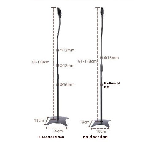 Surround Loudspeaker Box Support Home Studio Satellite Speaker