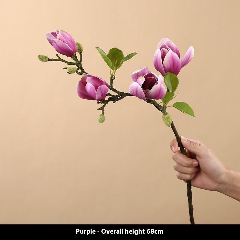 Magnolia Artificial Fake Flower Decoration