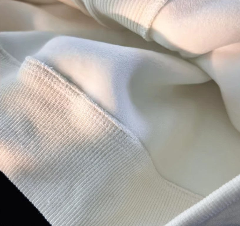 XINGX Corduroy Cardigan Coat Spring And Autumn Loose Hooded Sweater