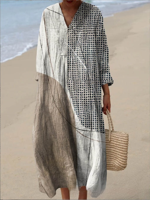 Women's Long Sleeve Shirt Dress