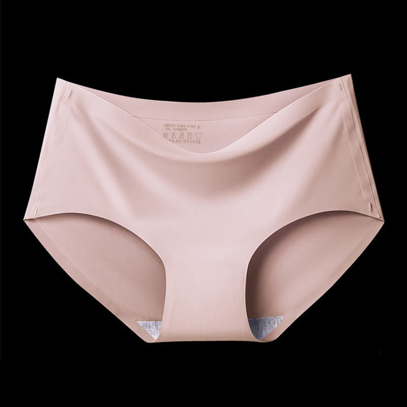 Seamless One Piece Ice Silk Panties