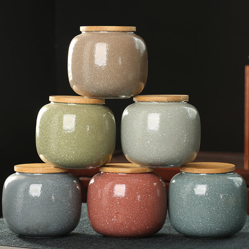 Household Sucrier Large Ceramic Sealed Can