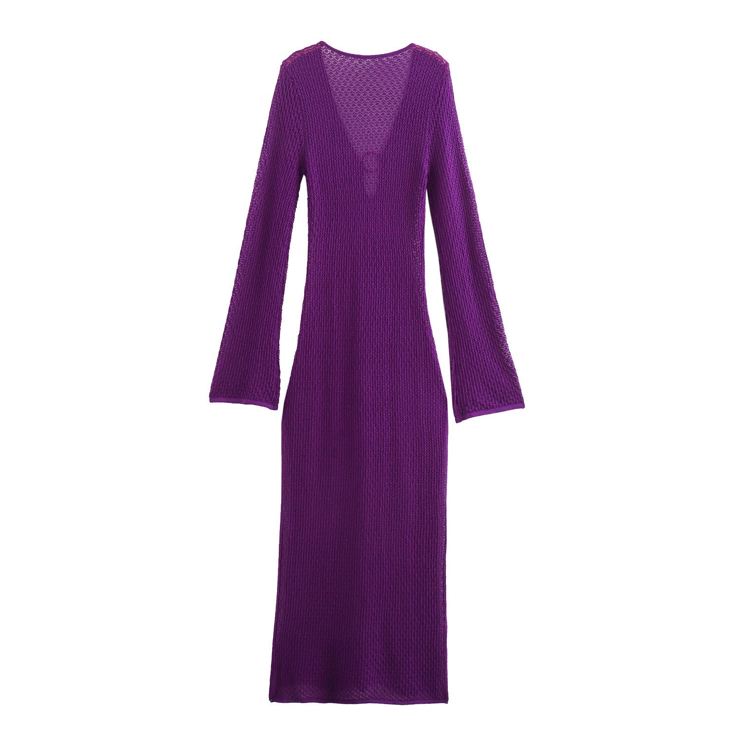 European And American Style Cutout Split Dress Women