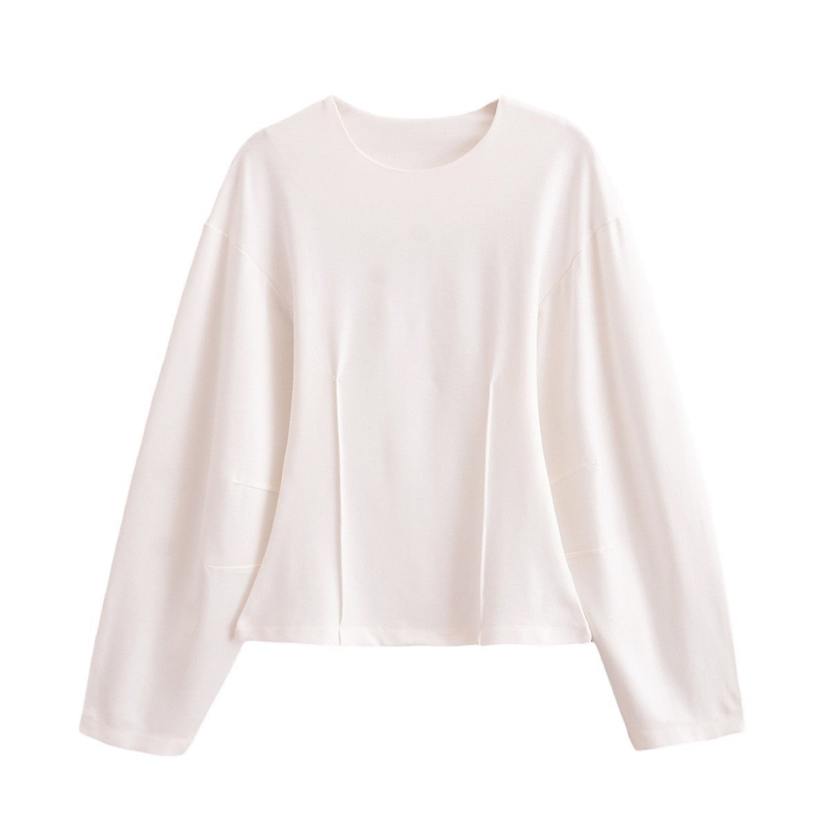 European And American Style Double-sided Cloth Round Neck Top Casual Pants