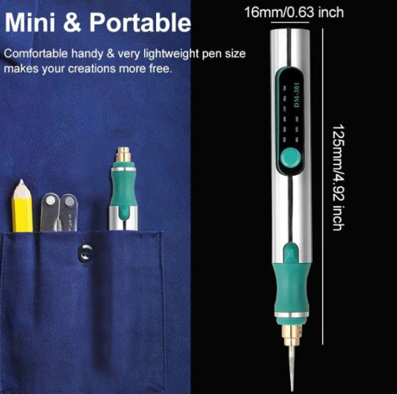 Electric Engraving Pen Charging Speed Regulating Electric Grinder