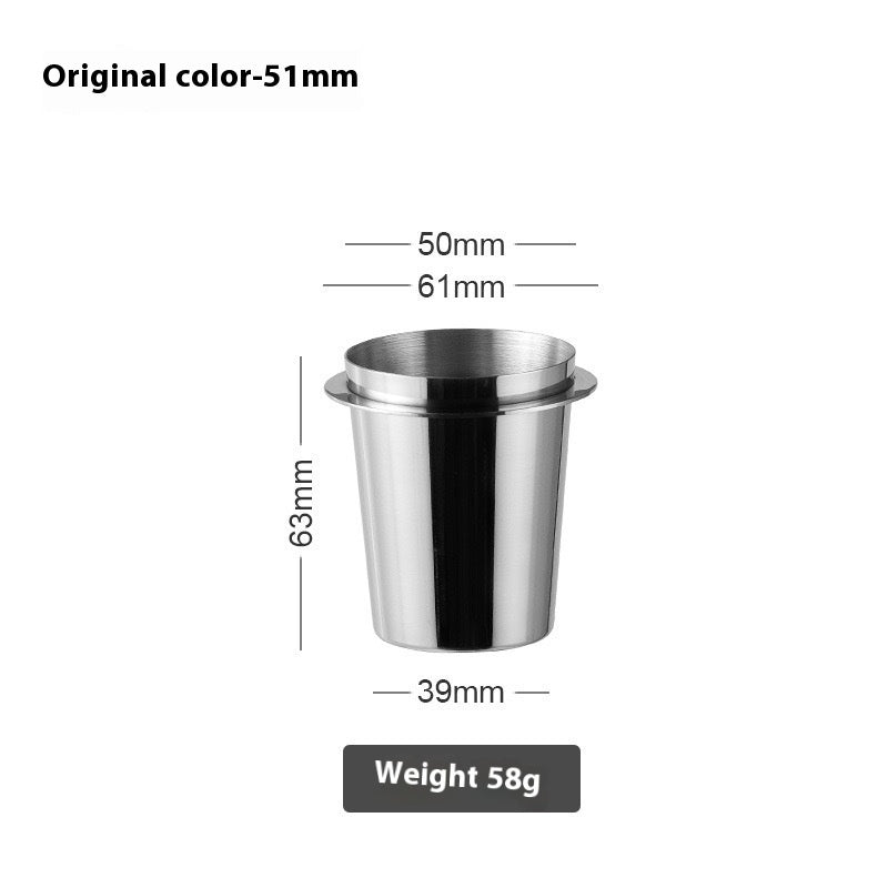 304 Stainless Steel Coffee Connection Powder Cup
