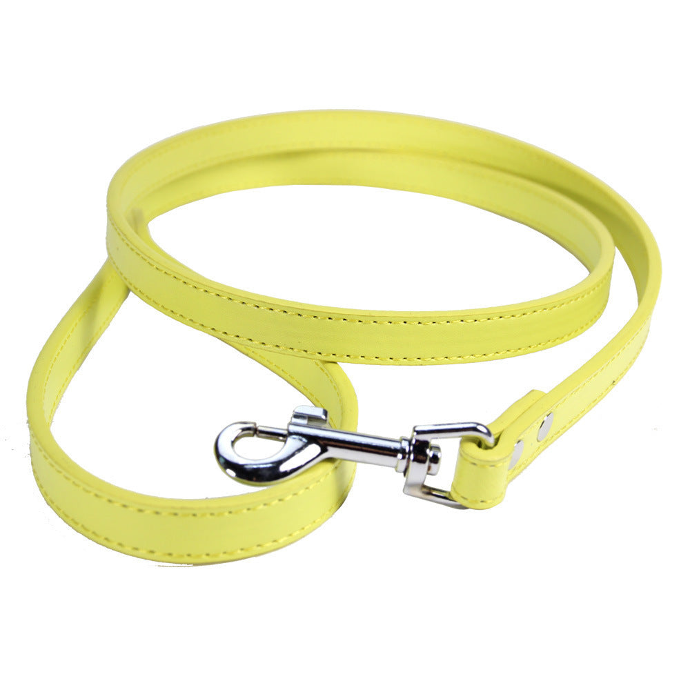 Pet Leash Cat PU Leather Dog Chain