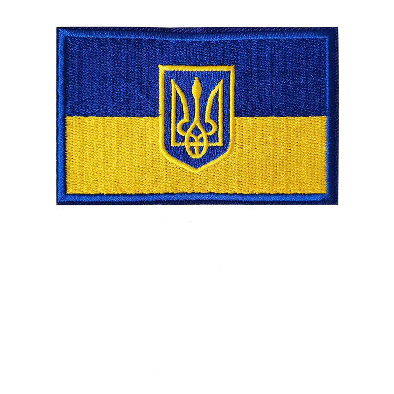 Embroidered National Flag Armband Hat Patch