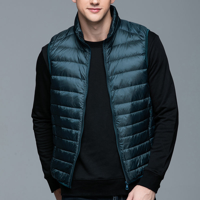 Vest Light White Duck Down Jacket