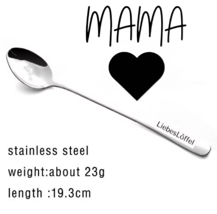 Stainless Steel Spoon You Are My Sunshine Couple Family Tableware