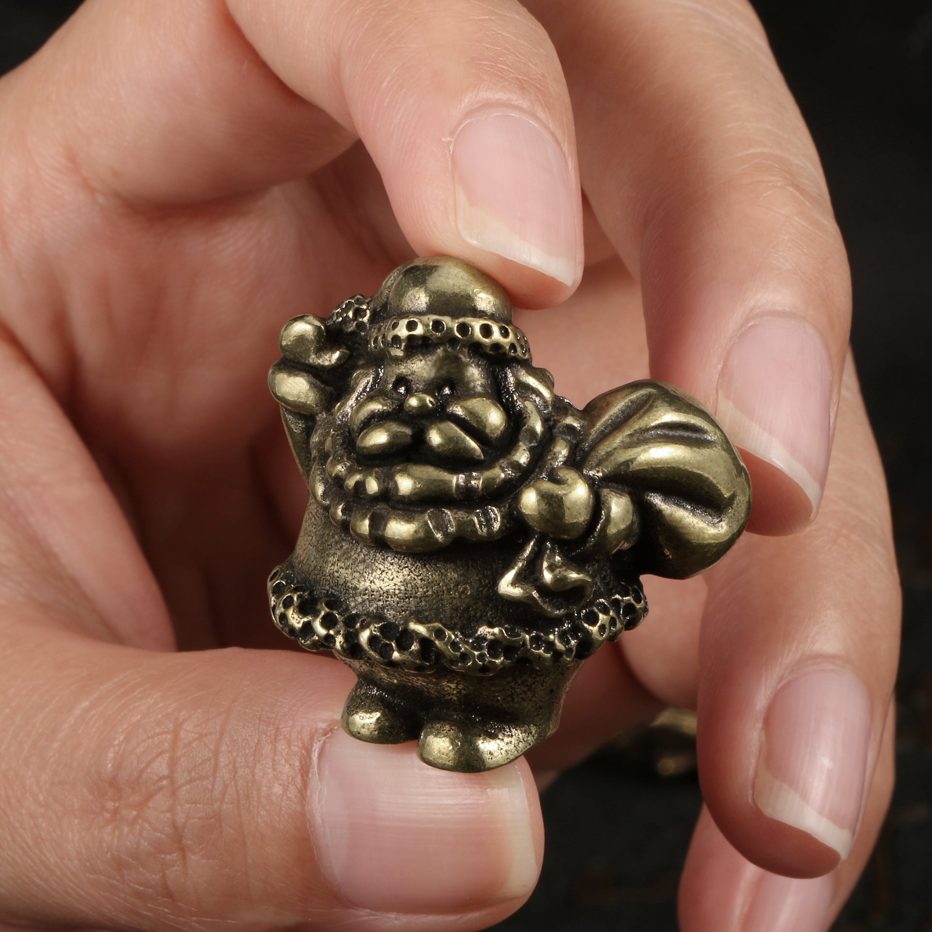 Christmas Sled Creative Antique Reproduction Distressed Ornaments Brass Crafts