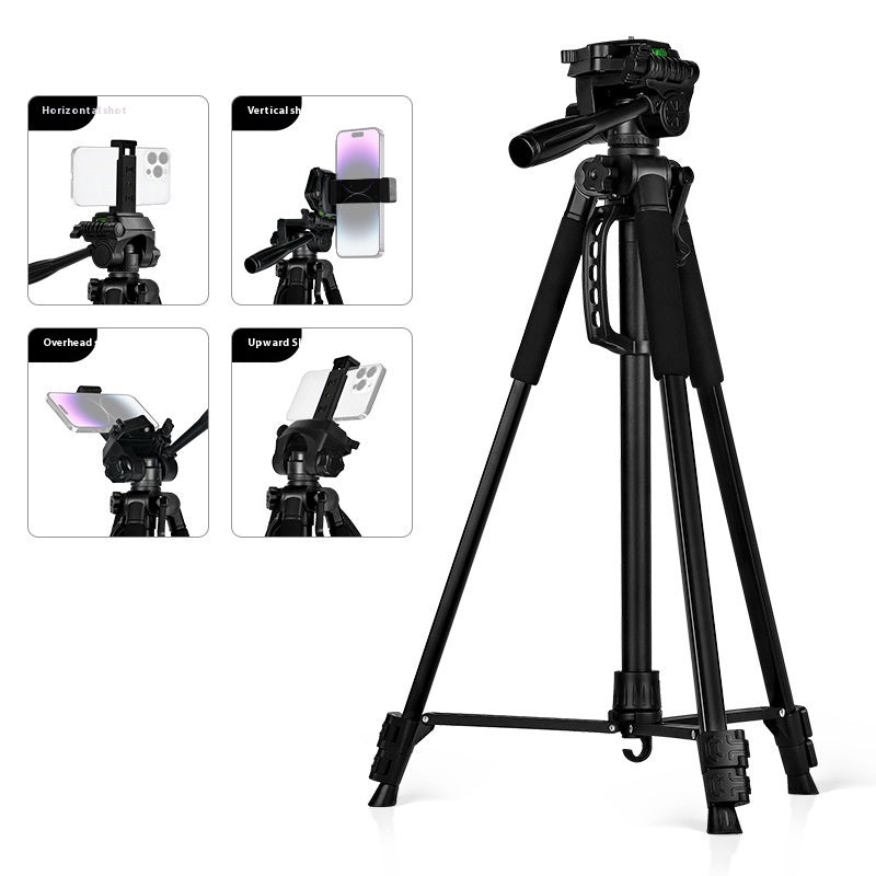 Night Fish Luring Lamp Bracket Camera Tripod Telescope Stand For Live Streaming