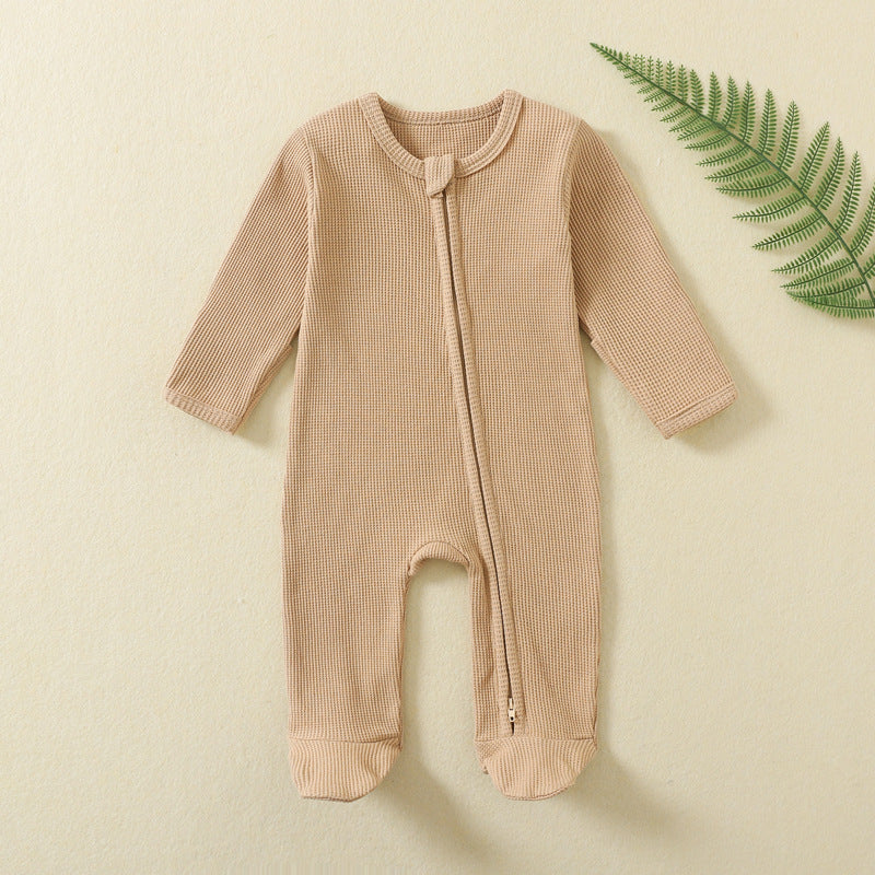 Baby Jumpsuit Romper Long Sleeve Zipper