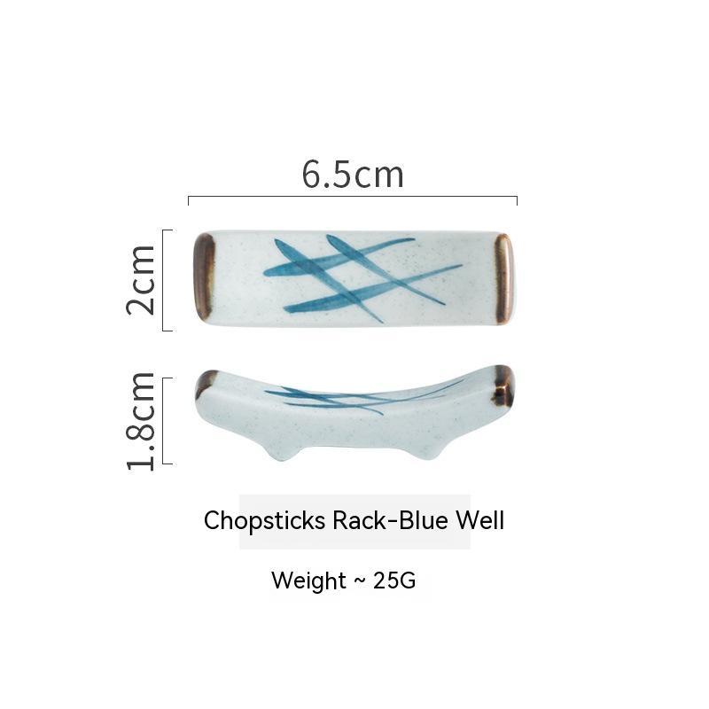 Chopsticks Shelf Japanese Ceramic Hotel Table Setting