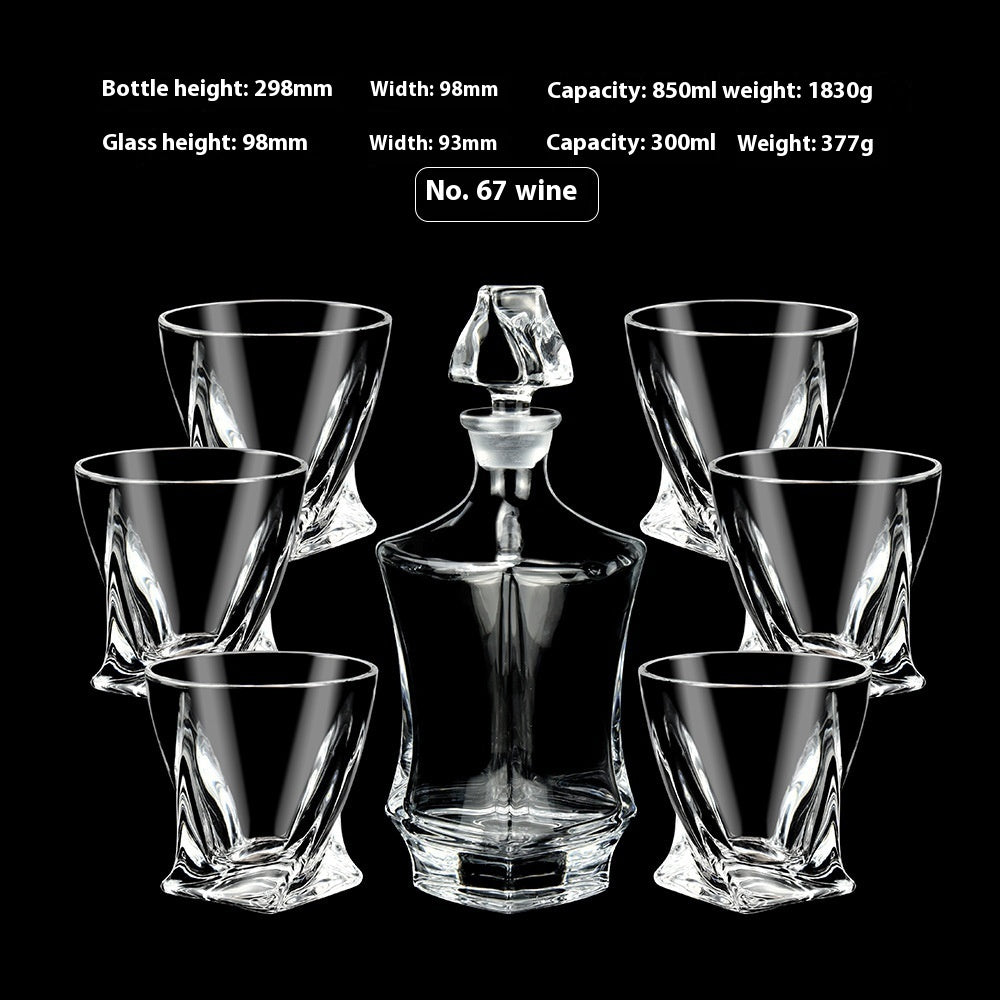 Creative Whiskey Liquor Glass Suit