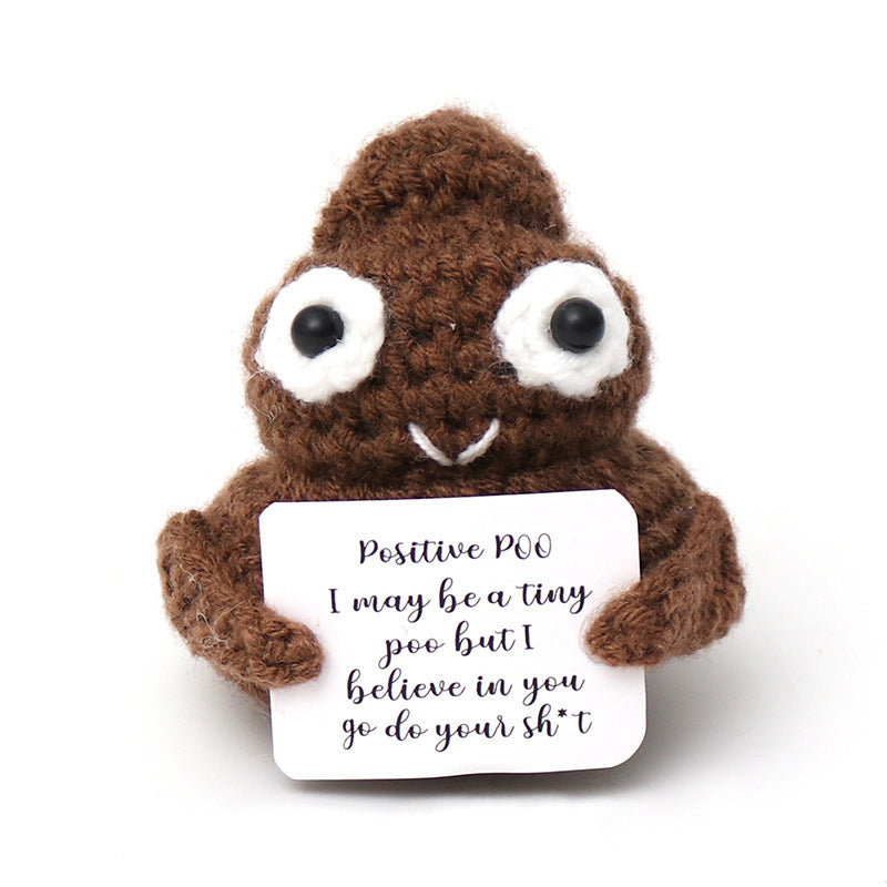 Wool Crocheted Positive Energy Potato Facial Expression Package Wool Fruit