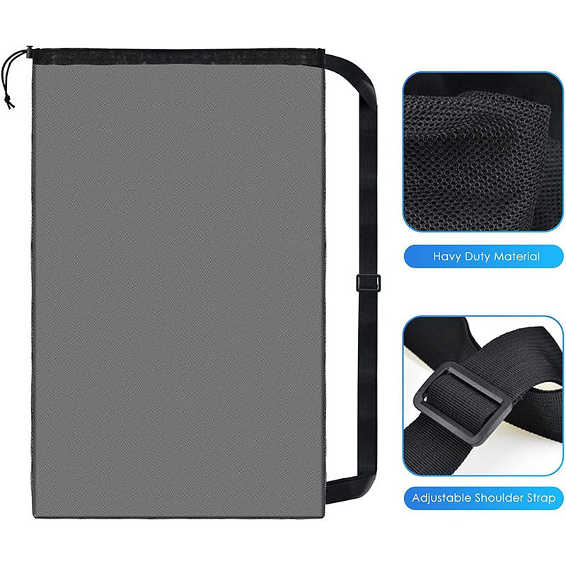 Heavy Mesh Basketball Football Volleyball Rugby Ball Net Pocket Ball Bag Buggy Bag