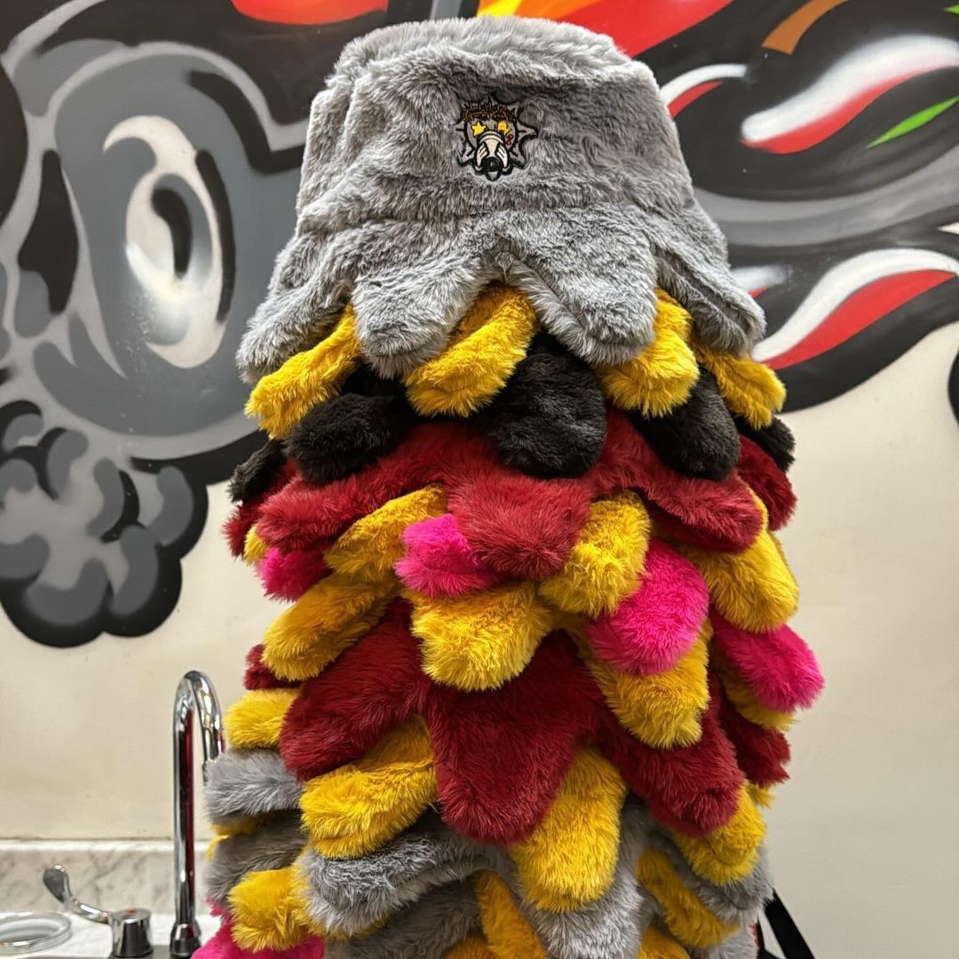 Fashionable Warm Rabbit Fur Octopus Casual Hat