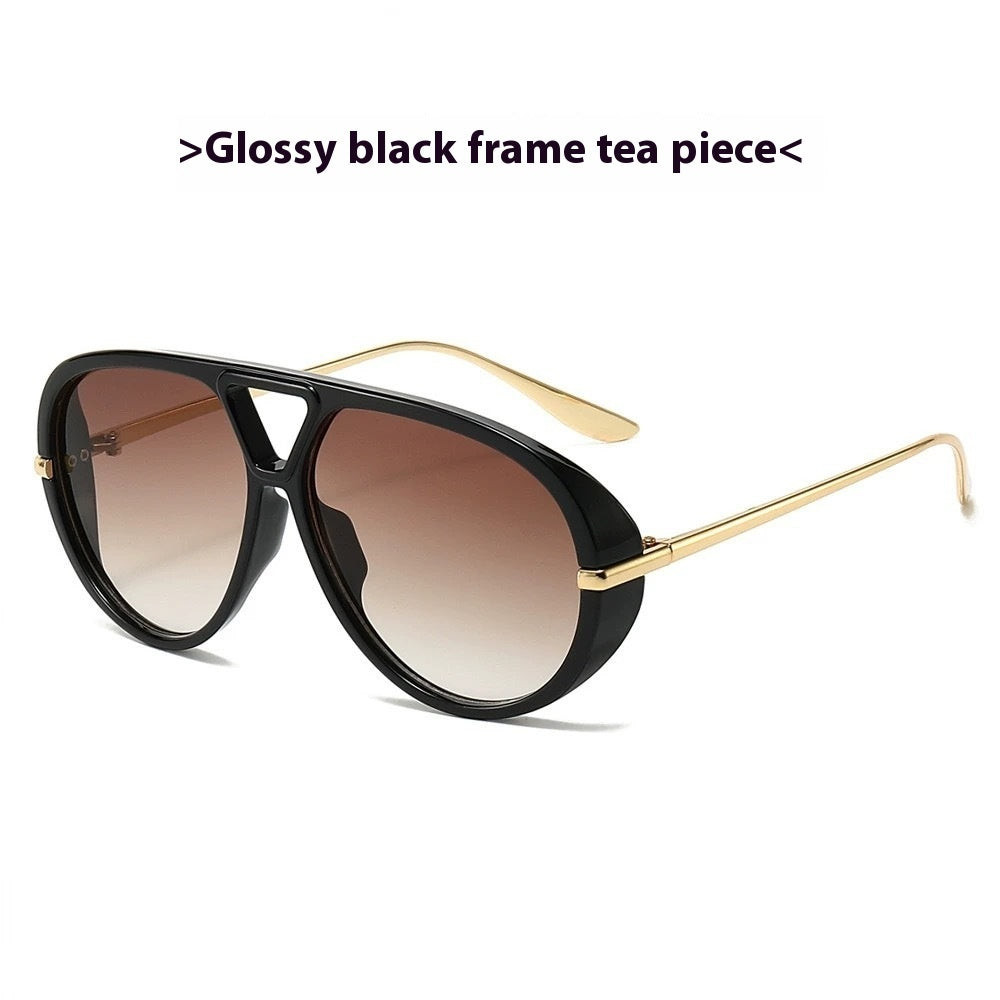 Street Shot Large Frame Slim Look Women's High-end Sunglasses