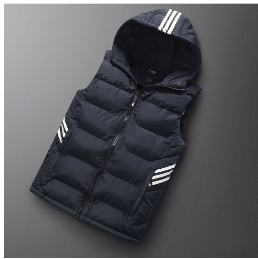 Winter Casual Down Cotton Vest Male Korean Version