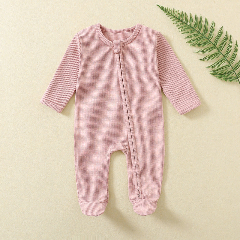 Baby Jumpsuit Romper Long Sleeve Zipper