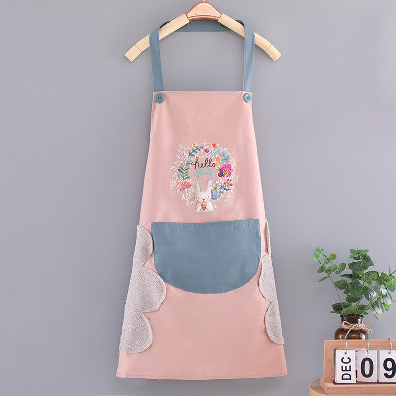 Waterproof Apron Home Kitchen Couple Sleeveless