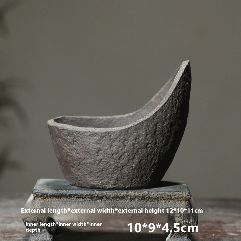 Purple Clay Flower Pot Southern Barbarian Alien Creativity